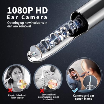 Ear Wax Removal Tool with Camera and Light for All Ages