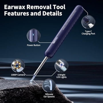 Ear Wax Removal Tool with Camera and Light for All Ages