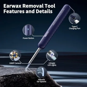 Ear Wax Removal Tool with Camera and Light for All Ages