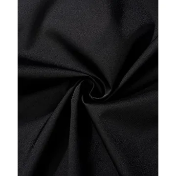 J.VER Wrinkle-Free Black Dress Shirt for Men