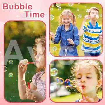24PCS Valentines Day Bubble Wands for Kids' Parties