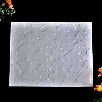 Kwan Crafts Cloud Embossing Folder for Easy Paper Crafting