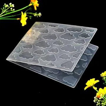 Kwan Crafts Cloud Embossing Folder for Easy Paper Crafting