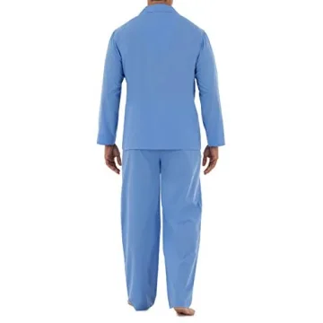 Azure Blue Long Sleeve Pajama Set - Men's X-Large