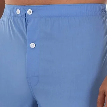 Azure Blue Long Sleeve Pajama Set - Men's X-Large