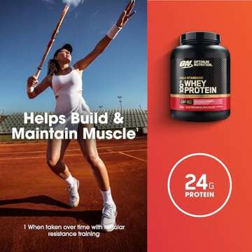 Optimum Nutrition Gold Standard Whey Protein 5lb Strawberry