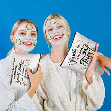 Xuniea Girls Trip Gifts | Friendship Makeup Bags - 6 Pieces