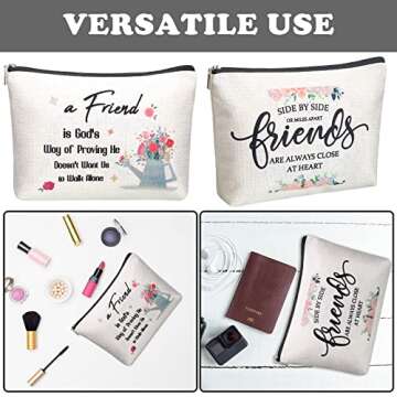 Xuniea Girls Trip Gifts | Friendship Makeup Bags - 6 Pieces