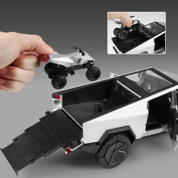 Toy Trucks 1/24 Cybertruck Diecast Cars Cybertruck Metal Toy Cars Cybertruck Model Gifts for Cybertruck Lovers Collection for Kids