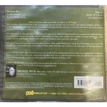 Sycamore Row - A Captivating Tale of Justice and Redemption