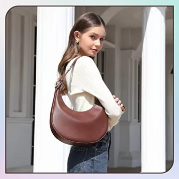 Trendy Coffee Leather Clutch Handbag - Stylish & Practical