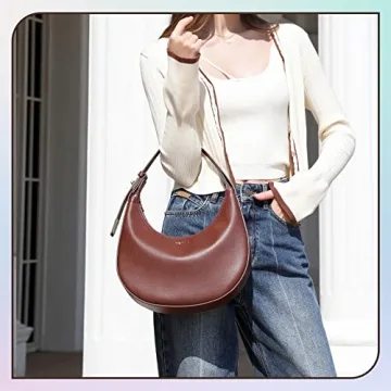 Trendy Coffee Leather Clutch Handbag - Stylish & Practical