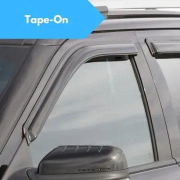 IG Window Visor for GMC Terrain 2018-2023, Rain Guard Tape-On Extra Durable Sun Wind Side Vent Window Deflector, 2018 2019 2020 2021 2022 2023