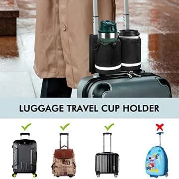 TaihuaXin Cup Holder Travel Bag for Easy Traveling