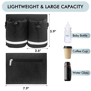 TaihuaXin Cup Holder Travel Bag for Easy Traveling