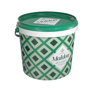 Maldon Sea Salt Flakes - Gourmet Quality 3.1 lb