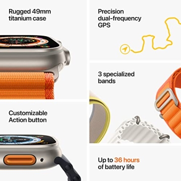 Apple Watch Ultra Smart Watch with GPS and Cellular Functions