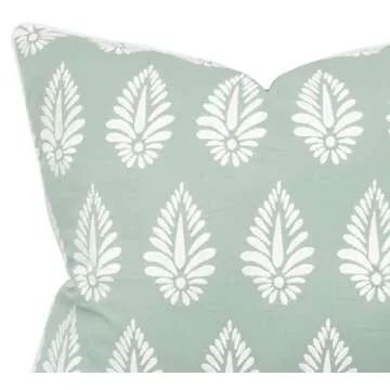YugTex Booti Set of 2 Decorative Pillow Covers - Light Teal