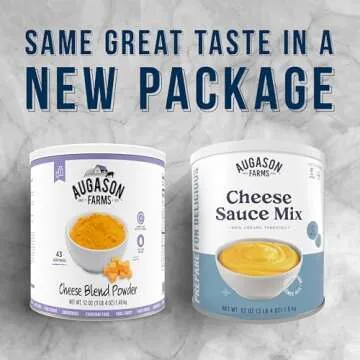 Augason Farms Cheese Sauce Mix Can, Emergency Food Supply, Everyday Meals, 87 Servings