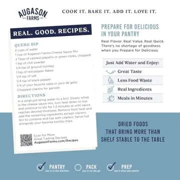 Augason Farms Cheese Sauce Mix Can, Emergency Food Supply, Everyday Meals, 87 Servings