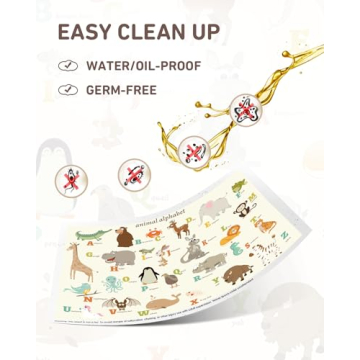 Convenient Disposable Stick-on Placemats for Kids