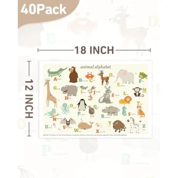 Convenient Disposable Stick-on Placemats for Kids