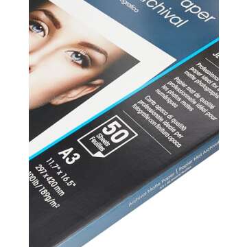 Epson Archival Matte Paper A3 192g Perfect for Prints