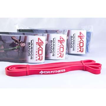 4KOR Pull Up Assist Band - Heavy Duty Resistance for All Levels