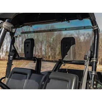 SuperATV Rear Windshield for Honda Pioneer 700 | Durable & Easy Install