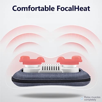 MoCuishle Back Massager with Heat for Neck and Back Relief