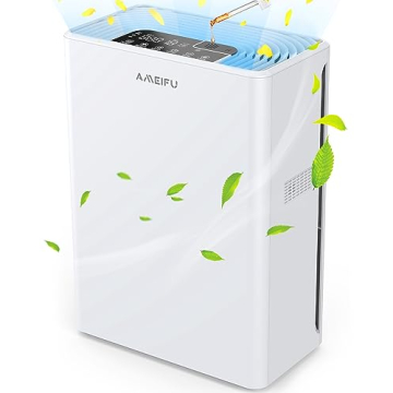 AMEIFU Air Purifiers for Home - H13 True HEPA Air Cleaner for Allergies, Pets, and Smoke