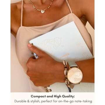 Lamare Travel Journal For Women - Cute Travel Notebook, Bucketlist, Roadtrip & Vacation Planner – Great and Fun Travel Planner 2024 Gift, Undated Travel Diary and Travel Planner Organizer for Women