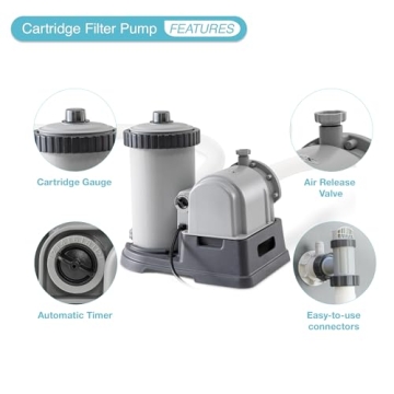 Intex C2500 Krystal Clear Pump for Above Ground Pools