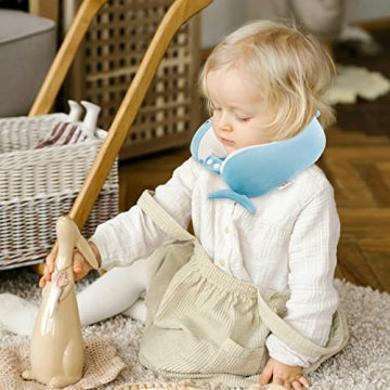 NiuniuDaddy Kids Travel Pillow - Soft Memory Foam Neck Support