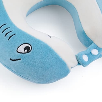 NiuniuDaddy Kids Travel Pillow - Soft Memory Foam Neck Support