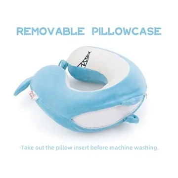 NiuniuDaddy Kids Travel Pillow - Soft Memory Foam Neck Support