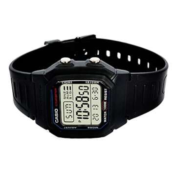 Casio W800H Unisex Digital Watch with 10-Year Battery