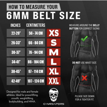 Heavy Duty Gymreapers Weightlifting Belt for Lifting Safety