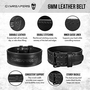 Heavy Duty Gymreapers Weightlifting Belt for Lifting Safety