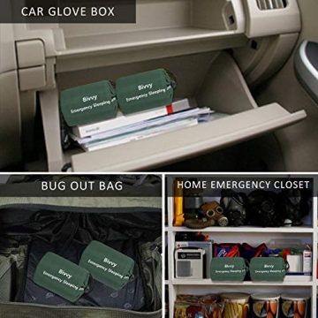 Zmoon Emergency Sleeping Bag 2 Pack Lightweight Survival Gear