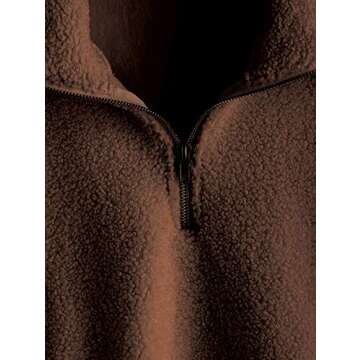 ZAFUL Women's Fashionable Faux Fur Crop Pullover Sweatshirt