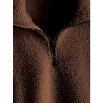 ZAFUL Women's Fashionable Faux Fur Crop Pullover Sweatshirt