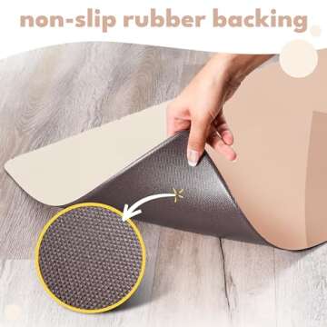 NALALAS Large Dog Mat for Food and Water, Cat Feeding Mat | Large Waterproof Dog Bowl Mat | Non-Slip Pet Food Mat for Floors | Dog Food Mats for Floors, Pet Mats for Food and Water | Easy to Clean