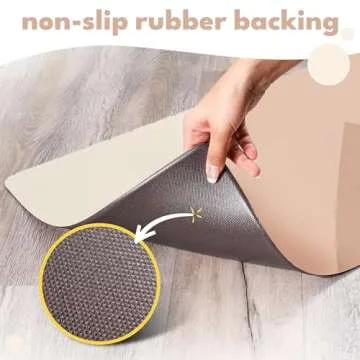 NALALAS Large Dog Mat for Food and Water, Cat Feeding Mat | Large Waterproof Dog Bowl Mat | Non-Slip Pet Food Mat for Floors | Dog Food Mats for Floors, Pet Mats for Food and Water | Easy to Clean