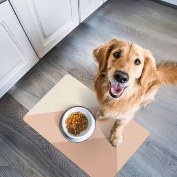 NALALAS Large Dog Mat for Food and Water, Cat Feeding Mat | Large Waterproof Dog Bowl Mat | Non-Slip Pet Food Mat for Floors | Dog Food Mats for Floors, Pet Mats for Food and Water | Easy to Clean