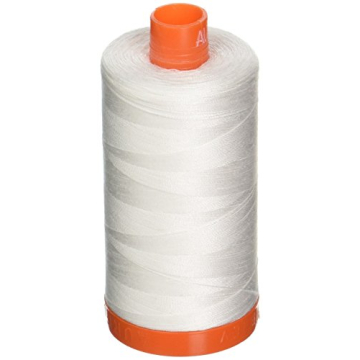 AURIFIL 50wt Cotton Thread 1,422yd Natural Cotton
