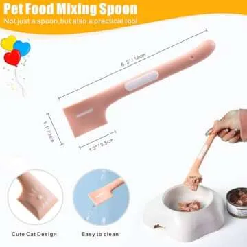 Idepet 4 Pack Cat Strip Feeder and Pet Food Mixing Spoon,3 Color Cats Stripe Squeeze Spoon Multifunctional Lickable Treat Feeding Dispenser for Cat Liquid Snack and Wet Food