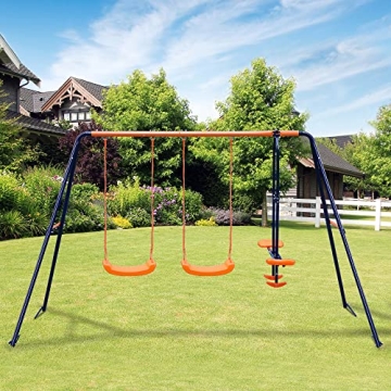 Nova Microdermabrasion Swing Set for Kids - Safe & Fun Outdoor Play