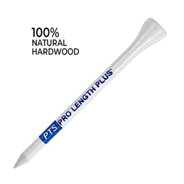 Pride Golf Tees - 75 Count Durable Hardwood Pack