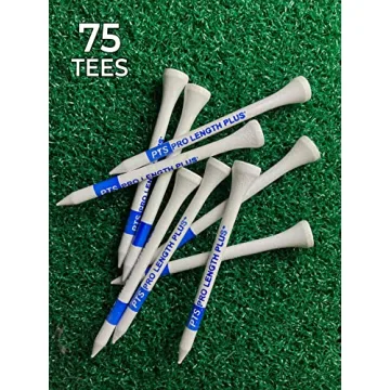 Pride Golf Tees - 75 Count Durable Hardwood Pack